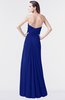 ColsBM Mary Electric Blue Elegant A-line Sweetheart Sleeveless Floor Length Pleated Bridesmaid Dresses