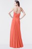 ColsBM Mary Fusion Coral Elegant A-line Sweetheart Sleeveless Floor Length Pleated Bridesmaid Dresses
