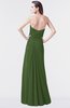 ColsBM Mary Garden Green Elegant A-line Sweetheart Sleeveless Floor Length Pleated Bridesmaid Dresses