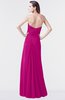 ColsBM Mary Hot Pink Elegant A-line Sweetheart Sleeveless Floor Length Pleated Bridesmaid Dresses