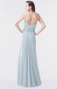 ColsBM Mary Illusion Blue Elegant A-line Sweetheart Sleeveless Floor Length Pleated Bridesmaid Dresses