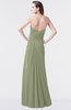 ColsBM Mary Moss Green Elegant A-line Sweetheart Sleeveless Floor Length Pleated Bridesmaid Dresses