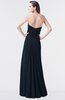 ColsBM Mary Navy Blue Elegant A-line Sweetheart Sleeveless Floor Length Pleated Bridesmaid Dresses