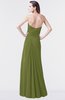 ColsBM Mary Olive Green Elegant A-line Sweetheart Sleeveless Floor Length Pleated Bridesmaid Dresses