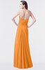 ColsBM Mary Orange Elegant A-line Sweetheart Sleeveless Floor Length Pleated Bridesmaid Dresses