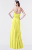 ColsBM Mary Pale Yellow Elegant A-line Sweetheart Sleeveless Floor Length Pleated Bridesmaid Dresses