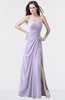 ColsBM Mary Pastel Lilac Elegant A-line Sweetheart Sleeveless Floor Length Pleated Bridesmaid Dresses