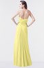 ColsBM Mary Pastel Yellow Elegant A-line Sweetheart Sleeveless Floor Length Pleated Bridesmaid Dresses