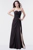 ColsBM Mary Perfect Plum Elegant A-line Sweetheart Sleeveless Floor Length Pleated Bridesmaid Dresses