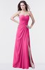 ColsBM Mary Rose Pink Elegant A-line Sweetheart Sleeveless Floor Length Pleated Bridesmaid Dresses