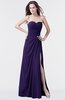 ColsBM Mary Royal Purple Elegant A-line Sweetheart Sleeveless Floor Length Pleated Bridesmaid Dresses