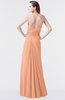 ColsBM Mary Salmon Elegant A-line Sweetheart Sleeveless Floor Length Pleated Bridesmaid Dresses