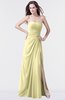 ColsBM Mary Soft Yellow Elegant A-line Sweetheart Sleeveless Floor Length Pleated Bridesmaid Dresses