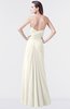 ColsBM Mary Whisper White Elegant A-line Sweetheart Sleeveless Floor Length Pleated Bridesmaid Dresses