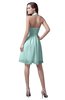 ColsBM Emma Blue Glass Elegant Sleeveless Zip up Knee Length Flower Party Dresses