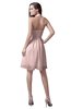 ColsBM Emma Pastel Pink Elegant Sleeveless Zip up Knee Length Flower Party Dresses