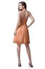 ColsBM Emma Salmon Elegant Sleeveless Zip up Knee Length Flower Party Dresses