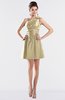 ColsBM Kailani Marzipan Cute A-line Asymmetric Neckline Half Backless Short Ruching Bridesmaid Dresses