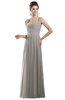 ColsBM Alena Ashes Of Roses Simple A-line Sleeveless Chiffon Floor Length Pleated Evening Dresses