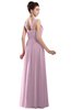 ColsBM Alena Baby Pink Simple A-line Sleeveless Chiffon Floor Length Pleated Evening Dresses