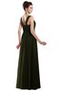 ColsBM Alena Beech Simple A-line Sleeveless Chiffon Floor Length Pleated Evening Dresses