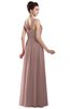 ColsBM Alena Blush Pink Simple A-line Sleeveless Chiffon Floor Length Pleated Evening Dresses