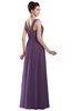 ColsBM Alena Chinese Violet Simple A-line Sleeveless Chiffon Floor Length Pleated Evening Dresses