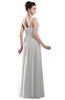 ColsBM Alena Cloud White Simple A-line Sleeveless Chiffon Floor Length Pleated Evening Dresses