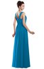 ColsBM Alena Cornflower Blue Simple A-line Sleeveless Chiffon Floor Length Pleated Evening Dresses