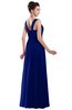 ColsBM Alena Electric Blue Simple A-line Sleeveless Chiffon Floor Length Pleated Evening Dresses