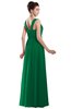 ColsBM Alena Jelly Bean Simple A-line Sleeveless Chiffon Floor Length Pleated Evening Dresses