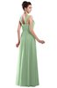 ColsBM Alena Light Green Simple A-line Sleeveless Chiffon Floor Length Pleated Evening Dresses