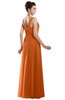 ColsBM Alena Mango Simple A-line Sleeveless Chiffon Floor Length Pleated Evening Dresses