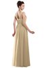 ColsBM Alena Marzipan Simple A-line Sleeveless Chiffon Floor Length Pleated Evening Dresses