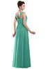 ColsBM Alena Mint Green Simple A-line Sleeveless Chiffon Floor Length Pleated Evening Dresses