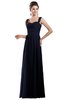 ColsBM Alena Peacoat Simple A-line Sleeveless Chiffon Floor Length Pleated Evening Dresses