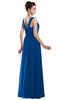 ColsBM Alena Royal Blue Simple A-line Sleeveless Chiffon Floor Length Pleated Evening Dresses