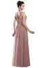 ColsBM Alena Silver Pink Simple A-line Sleeveless Chiffon Floor Length Pleated Evening Dresses