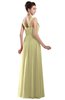 ColsBM Alena Soft Yellow Simple A-line Sleeveless Chiffon Floor Length Pleated Evening Dresses