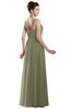 ColsBM Alena Sponge Simple A-line Sleeveless Chiffon Floor Length Pleated Evening Dresses