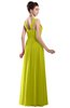 ColsBM Alena Sulphur Spring Simple A-line Sleeveless Chiffon Floor Length Pleated Evening Dresses
