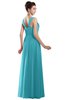 ColsBM Alena Turquoise Simple A-line Sleeveless Chiffon Floor Length Pleated Evening Dresses