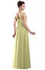ColsBM Alena Wax Yellow Simple A-line Sleeveless Chiffon Floor Length Pleated Evening Dresses
