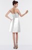 ColsBM Edith Cloud White Elegant Sweetheart Sleeveless Zipper Short Ruching Bridesmaid Dresses