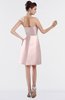 ColsBM Edith Coral Pink Elegant Sweetheart Sleeveless Zipper Short Ruching Bridesmaid Dresses