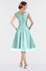 ColsBM Alissa Blue Glass Cute A-line Sleeveless Knee Length Ruching Bridesmaid Dresses