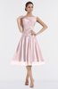 ColsBM Alissa Blush Cute A-line Sleeveless Knee Length Ruching Bridesmaid Dresses