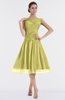 ColsBM Alissa Daffodil Cute A-line Sleeveless Knee Length Ruching Bridesmaid Dresses