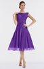 ColsBM Alissa Deep Lavender Cute A-line Sleeveless Knee Length Ruching Bridesmaid Dresses