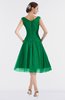 ColsBM Alissa Green Cute A-line Sleeveless Knee Length Ruching Bridesmaid Dresses